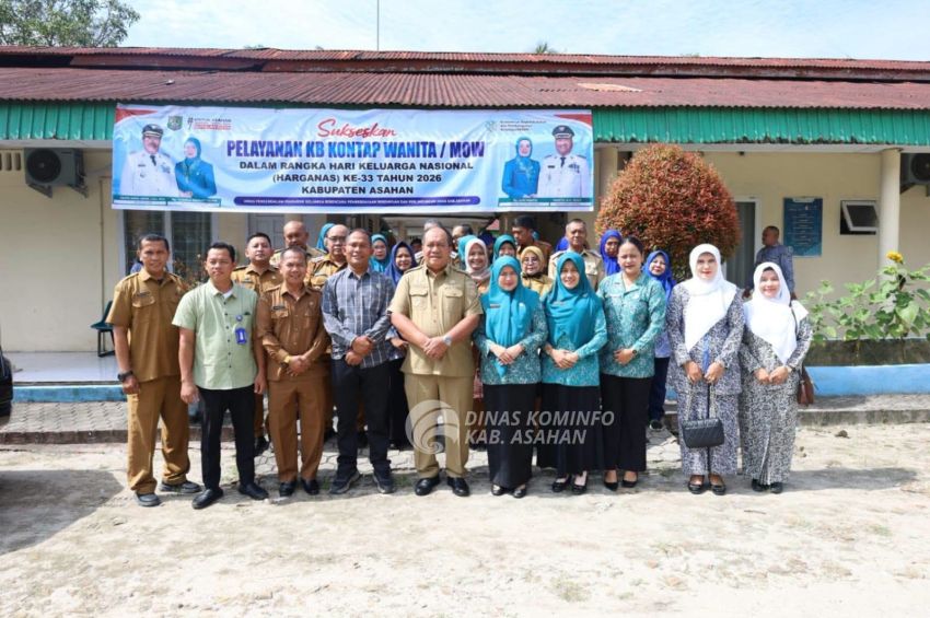 Bupati Asahan Dorong Program KB Lewat Pelayanan MOW pada HARGANAS 2026