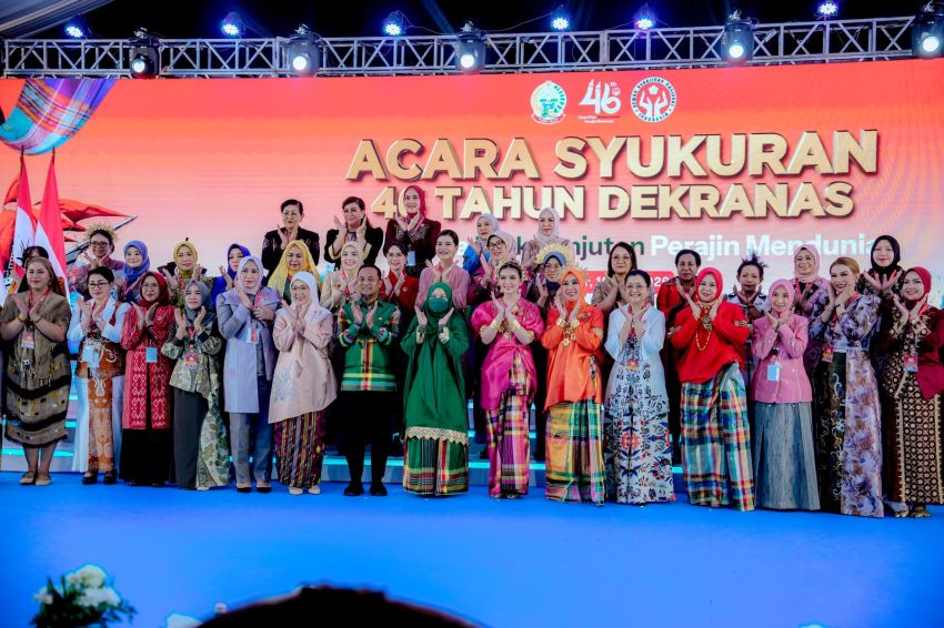 Kahiyang Ayu Dorong Kriya dan Wastra Sumut Tembus Pasar Global di HUT ke-46 Dekranas