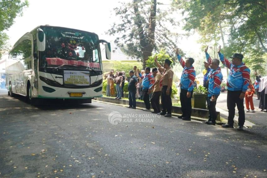 Wakil Bupati Asahan Lepas 91 Kontingen Pramuka ke Jambore Nasional XII 2026 di Cibubur, Siap Harumkan Nama Daerah