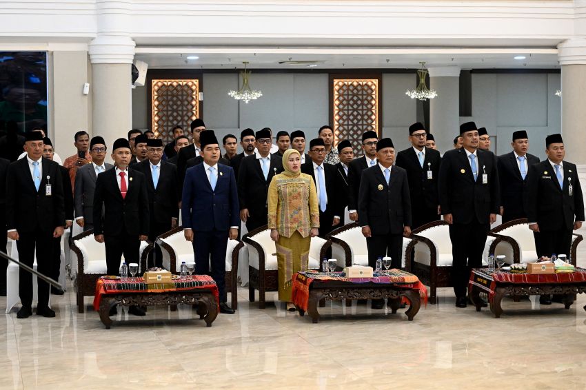 Gubernur Sumut Lantik Pj Sekdaprov Baru, Tekankan Sinergi Antar-Lembaga