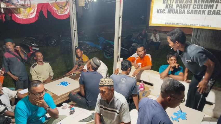Meriahkan HUT ke-81 RI, Warga RT 17 Tanjab Timur Gelar Turnamen Lacak