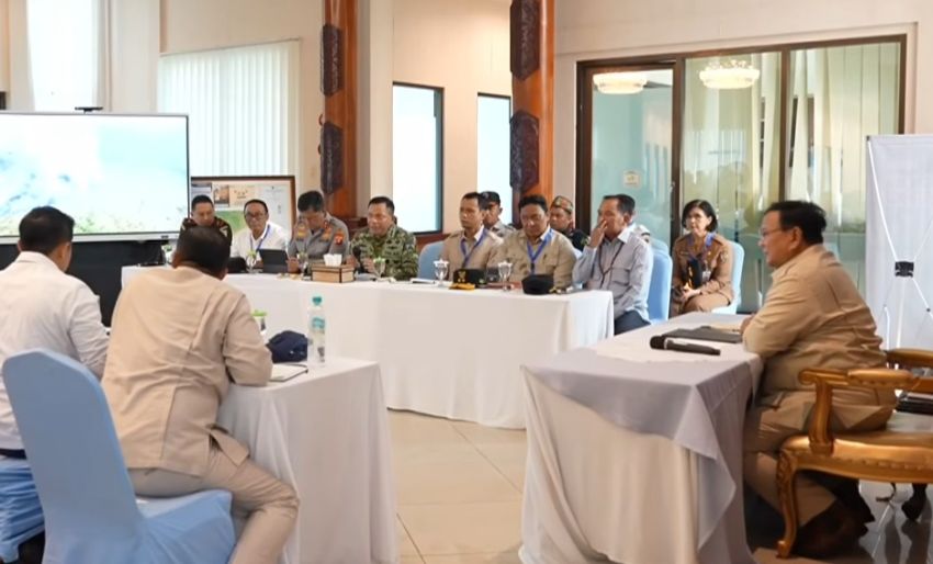 Usai dari Kalbar, Prabowo Cek Penanganan Karhutla di Kalimantan Tengah