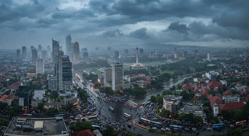 Prakiraan Cuaca Jakarta Rabu 19 Agustus 2026: Mayoritas Wilayah Berpotensi Hujan
