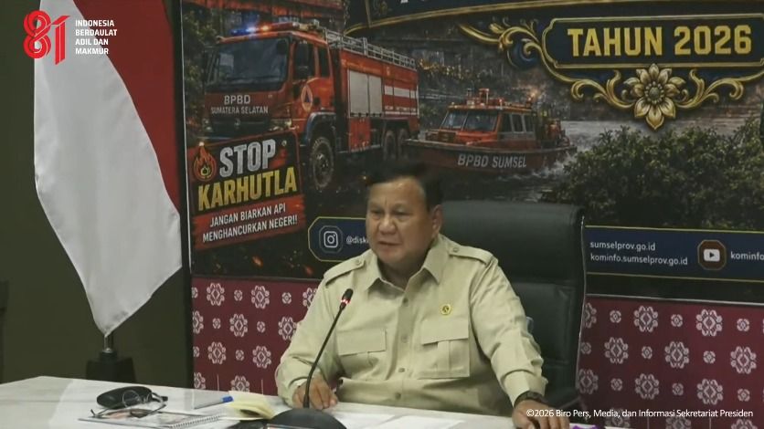 Prabowo: Karhutla Bencana Sangat Berbahaya, Jangan Sampai Meluas