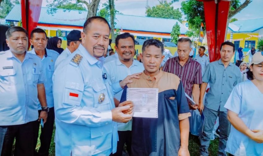 Program Berlayar Hadir di Sei Bejangkar, Bapenda Batu Bara Mudahkan Warga Bayar Pajak