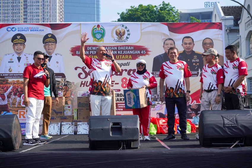 Pj Sekdaprov Sumut Ajak Masyarakat Isi Kemerdekaan dengan Karya, Prestasi, dan Persatuan