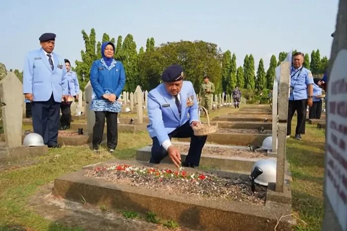 Yudo Margono Pimpin Ziarah HUT Ke-40 PPAL, Kenang Jasa Para Pahlawan TNI AL di Kalibata
