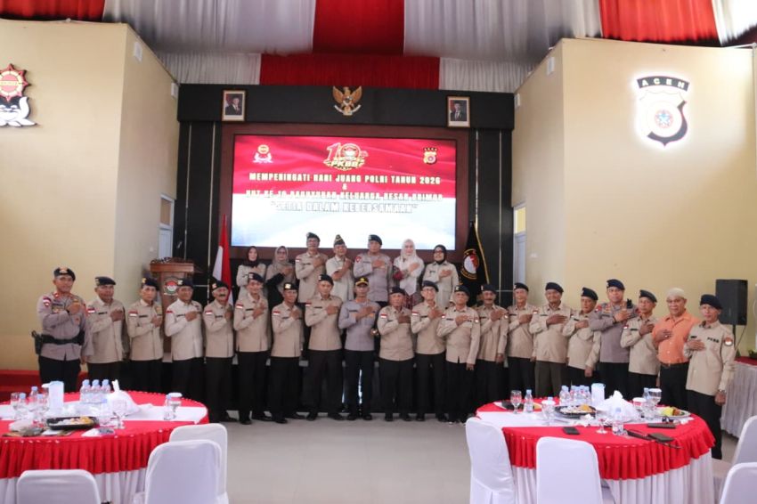 Satu Dekade PKBB Aceh, Brimob Teguhkan Persaudaraan dan Semangat Pengabdian Lintas Generasi