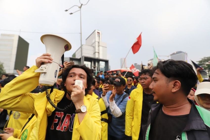 'Indonesia Gelap Jilid 2'? BEM UI Demo di HI Bawa 8 Tuntutan Sehari Usai HUT RI