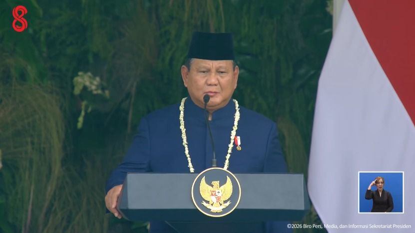 Di Tengah Duka Bencana Sumatera-NTT, Prabowo Pimpin Mengheningkan Cipta di HUT ke-81 RI
