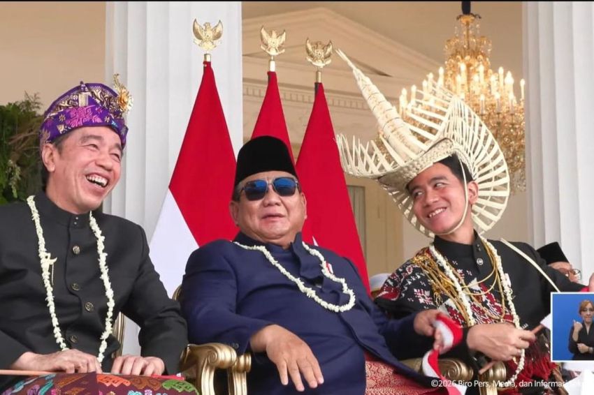 Tiga Parpol Kompak Bilang: Senyum Prabowo Diapit Jokowi-Gibran Lenyapkan Spekulasi Kerenggangan