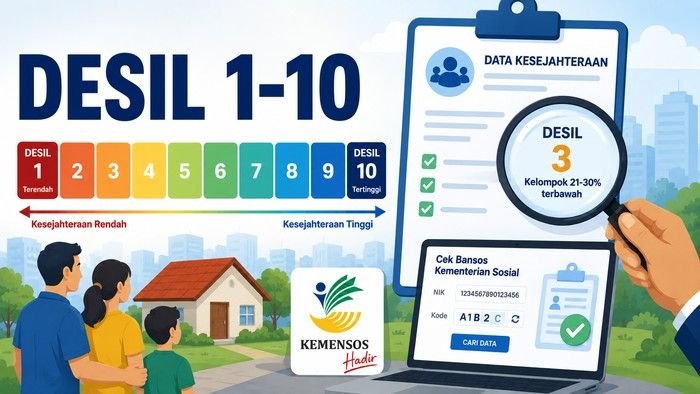 Cara Mudah Cek Desil Kesejahteraan Lewat Situs DTSEN BPS dan Aplikasi Cek Bansos