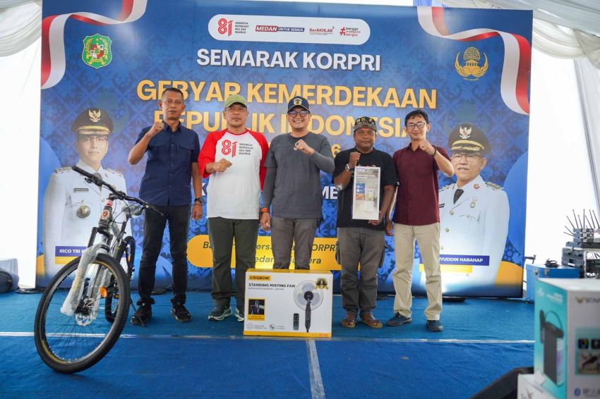 Dinas Pendidikan dan Kebudayaan Medan Juara Umum Semarak Korpri Gebyar Kemerdekaan