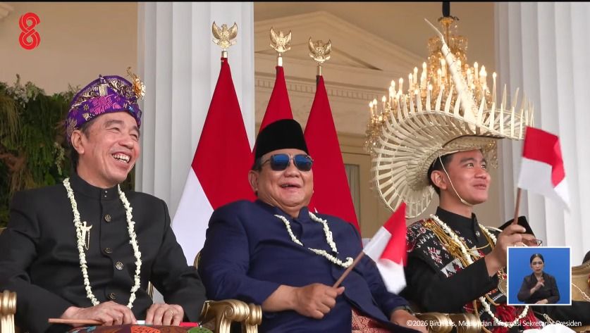 Diapit Jokowi dan Gibran Sambil Tertawa Lepas, Gerindra: Itu Cerminan Persatuan, Bukan Sekadar Kebetulan