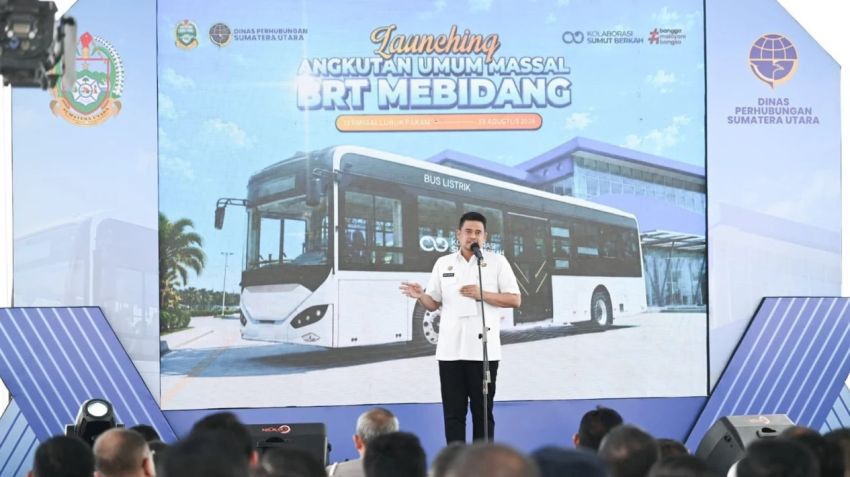 BRT Mebidang Resmi Beroperasi, Bobby Nasution Dorong Warga Beralih dari Kendaraan Pribadi