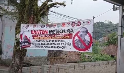 Spanduk Tolak Kedatangan Jokowi Bermunculan di Tangerang, Begini Respons PSI