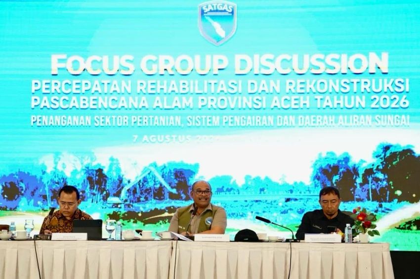 Satgas PRR Percepat Pemulihan 57 Ribu Hektare Sawah Terdampak Bencana di Aceh