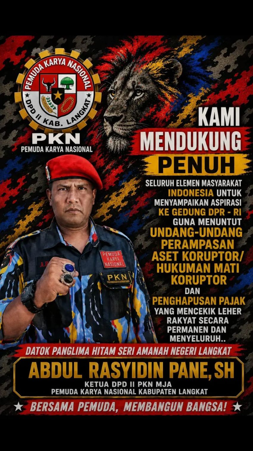 "Negara Harus Hadir Melindungi, Bukan Membebani," PKN Langkat Dukung Aksi ke DPR Soroti Pajak dan Perampasan Aset