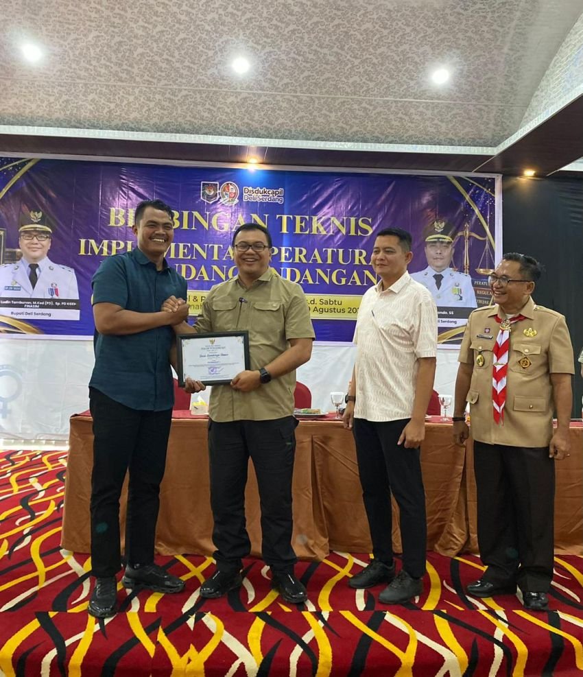 Urus Dokumen Tanpa Ribet & Gratis! Desa Sambirejo Timur Sabet Juara I Program Paten Kali Deli Serdang