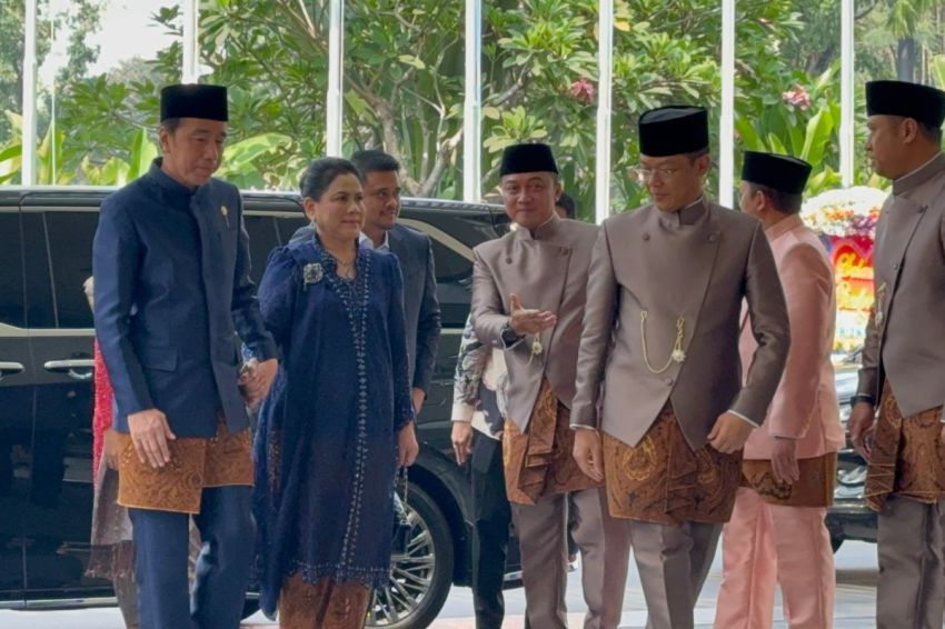 Gibran, Jokowi hingga Jusuf Kalla Hadiri Akad Nikah Kasespri Prabowo