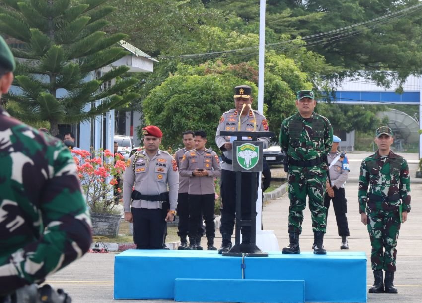 291 Hektare Lahan Terbakar, Kapolda Aceh dan Kasdam IM Gelar Apel Gabungan Jelang HDA ke-21