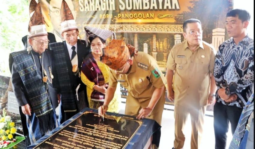 Bupati Anton Resmikan Makam dr Djasamen Saragih, Warisan Dokter Pertama Simalungun Terus Dijaga