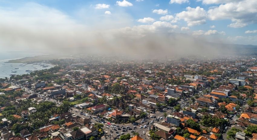 Cuaca Bali Hari Ini, Jumat 7 Agustus: Udara Kabur dan Kabut Asap Dominasi, Denpasar-Klungkung Cerah
