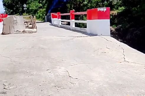 Jembatan di Medan Krio Disebut Amblas Usai Diresmikan Bupati Deli Serdang, Begini Faktanya
