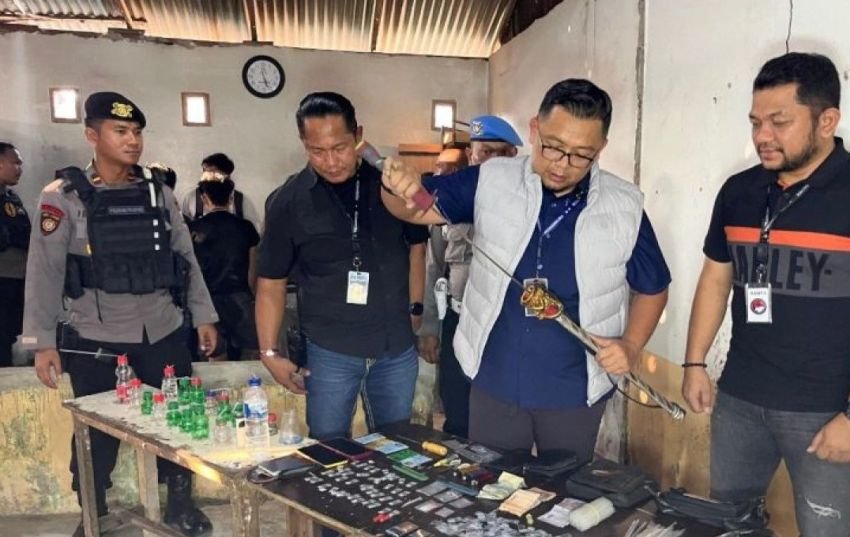 Gerebek Sarang Narkoba di Percut Sei Tuan, Polrestabes Medan Tangkap 6 Orang dan Sita 40 Paket Sabu