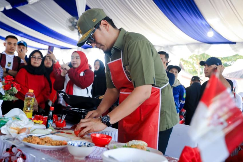 Wali Kota dan Wakil Wali Kota Medan Adu Masak Nasi Goreng, Zakiyuddin: Pertama Kali dalam Hidup Saya