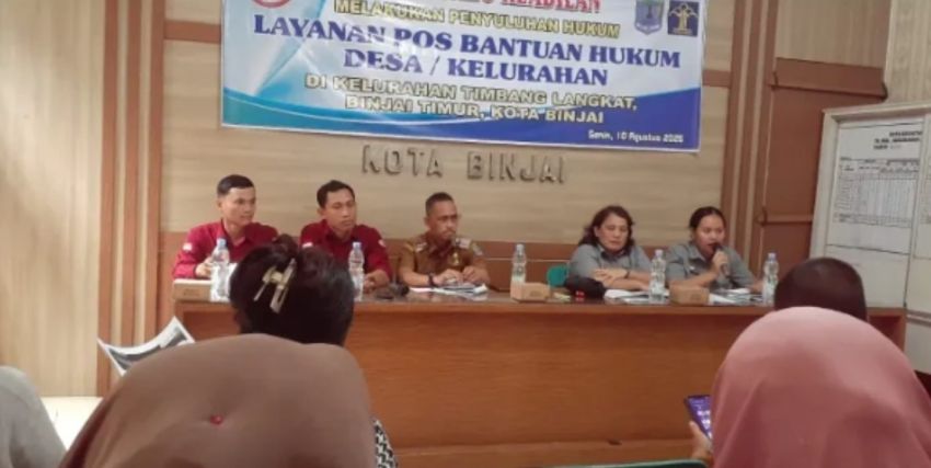 Kelurahan Timbang Langkat Bentuk Posbankum, Warga Kini Lebih Mudah Akses Bantuan Hukum
