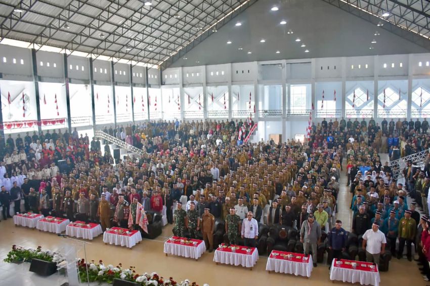 Gemuruh Semangat Tanah Gayo Ribuan Warga Bener Meriah Gelar Apel Kebangsaan Teguhkan Komitmen NKRI