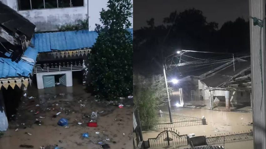 Sungai Deli Meluap, Banjir 3 Meter Rendam Rumah Warga Sei Mati Medan