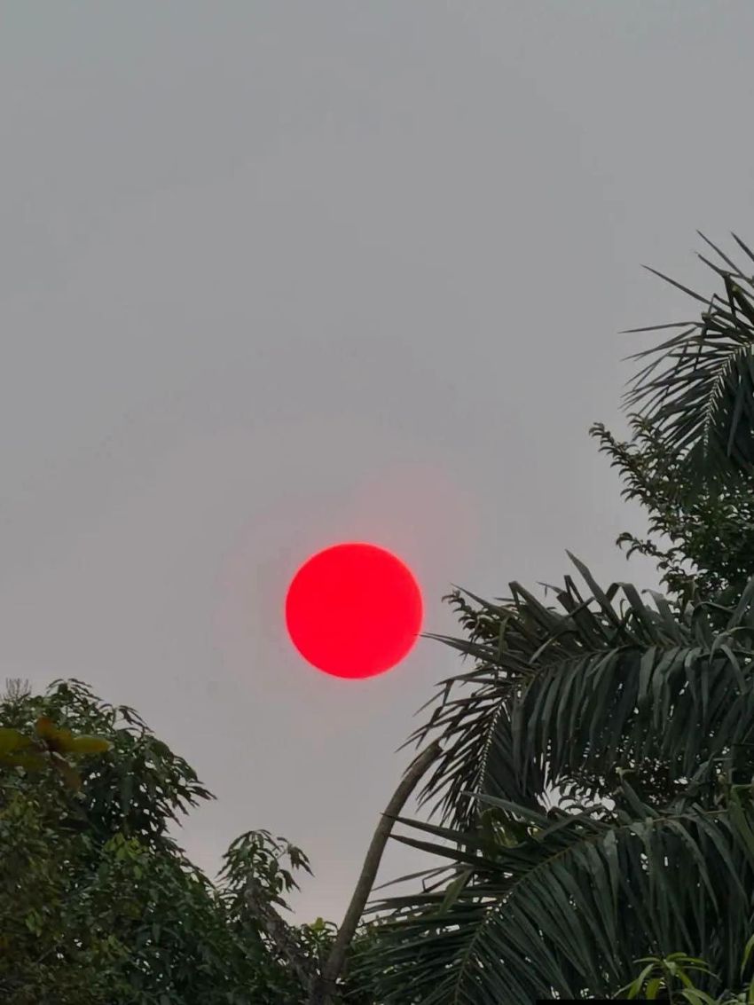Matahari Merah Pekat Hebohkan Warga Palangka Raya, Ini Kata BMKG