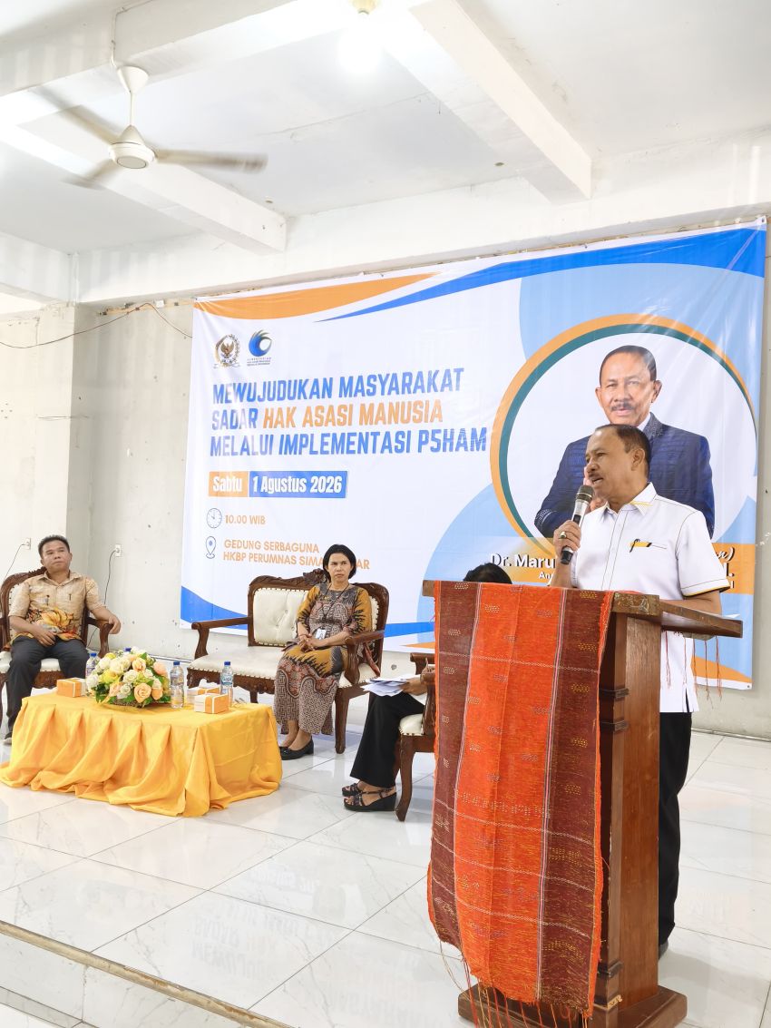Maruli Siahaan Dorong P5HAM Jadi Budaya, Soroti Ancaman AI dan Deepfake terhadap HAM