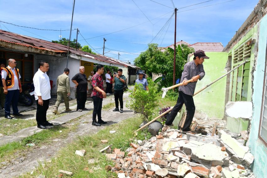 PD AIJ Sumut Tertibkan Lima Rumah Dinas Eks Bioskop Ria di Binjai untuk Optimalisasi Aset Daerah