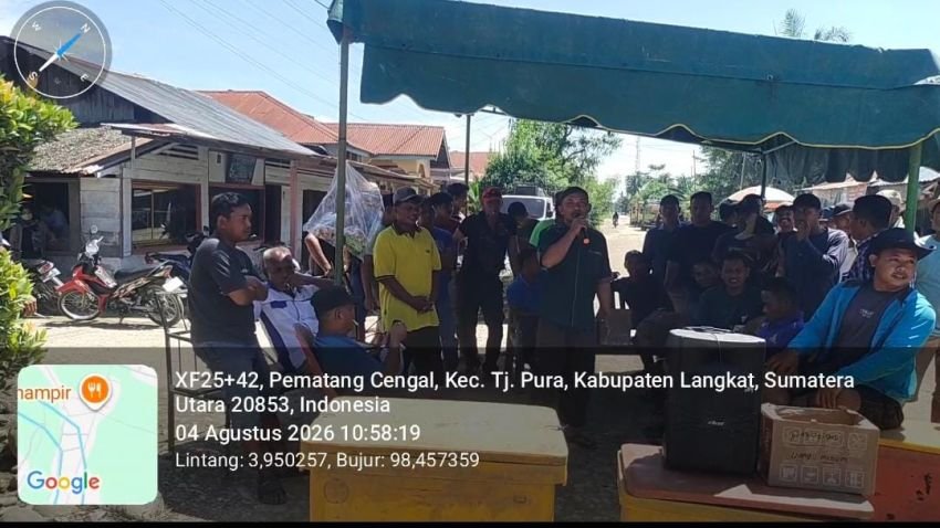 Ratusan Warga Blokir Jalan di Langkat, Tuntut Jalan Rusak Bertahun-tahun Segera Diaspal