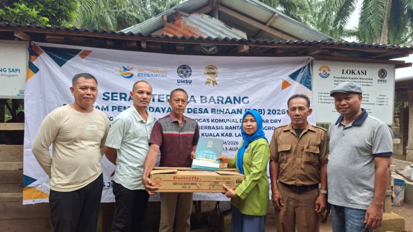 Kotoran Ternak Disulap Jadi Biogas, UMSU Wujudkan Desa Energi Hijau di Langkat