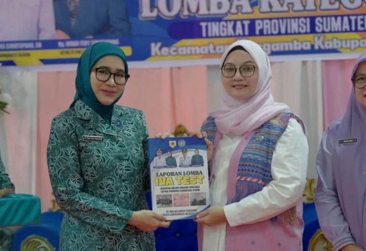 TP PKK Sumut Evaluasi Lomba IVA Test di Torgamba, Ny. Indah Fery Simatupang Dorong Kader Terus Berinovasi