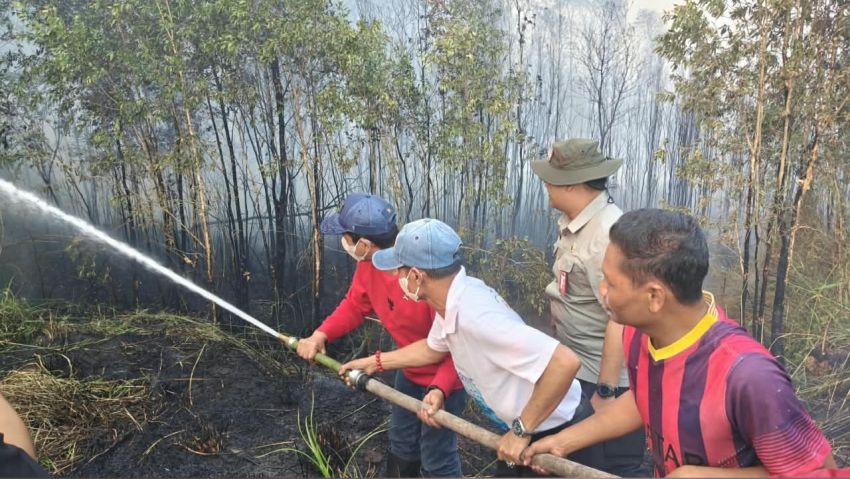 Bukan Cuma Warga, Satwa Ikut Terdampak, Wamenko Pangan Tegaskan Karhutla Tak Bisa Diatasi BNPB Sendirian