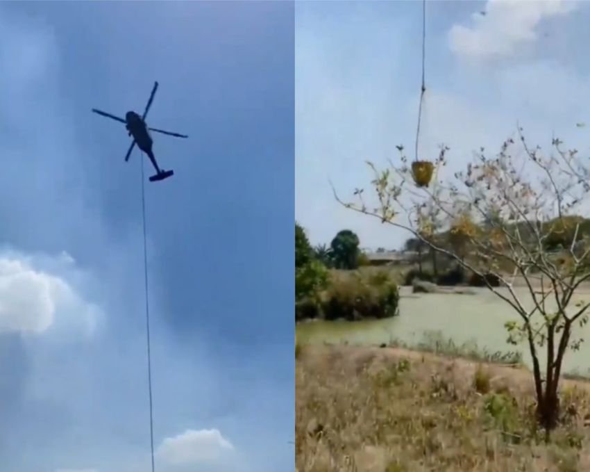 Sudah Dikasih Tanda Tapi Tetap Disedot! Kolam Ikan Warga Kalsel Dijadikan 'Mangsa' Heli Water Bombing, 2 Ton Ikan Mati