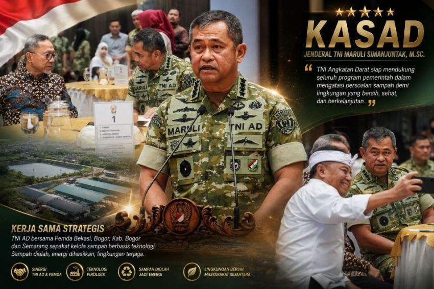 Sampah Jadi Energi! TNI AD dan Pemda Kompak Terapkan Teknologi Pirolisis