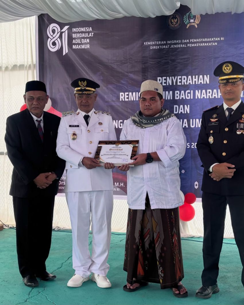 145 dari 226 Warga Binaan Rutan Bener Meriah Kantongi Remisi HUT ke-81 RI, Ini Rinciannya