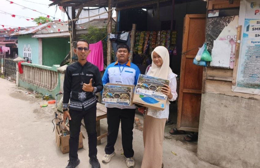 Pemdes Bogak Galang Dana untuk Korban Gempa NTT, Sekdes Turun Langsung Datangi Rumah Warga
