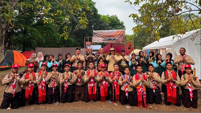 Jauh-jauh ke Cibubur, Wali Kota Tanjungbalai Pastikan Kontingen Pramuka Sehat dan Semangat di Jamnas XII