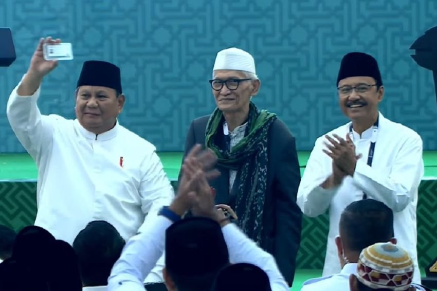 Nagih Janji Berbuah Manis Presiden Prabowo Resmi Kantongi KTA NU yang Diserahkan Langsung oleh Rais Aam PBNU
