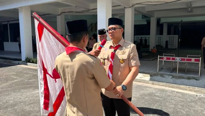 34 Peserta Pramuka Tanjungbalai Dilepas Ikuti Jambore Nasional XII 2026 di Cibubur, Peserta Diminta Jaga Nama Baik Daerah