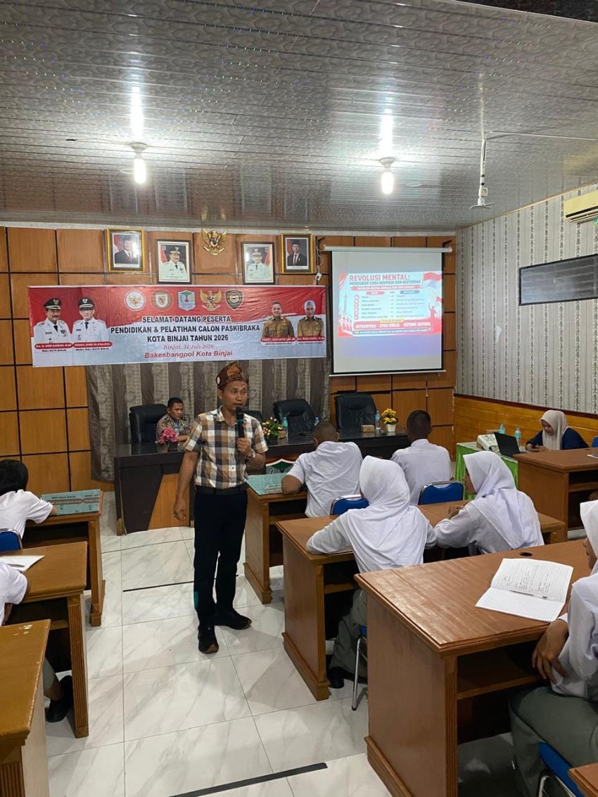 Bukan Sekadar Kibar Bendera, Paskibraka Binjai Digembleng Jadi Calon Pemimpin Masa Depan