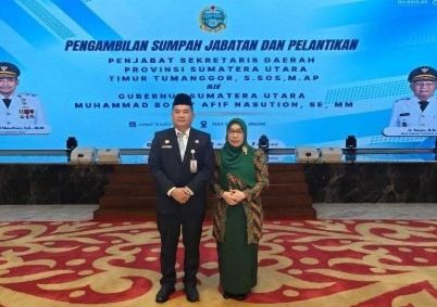 Lantik Timur Tumanggor Jadi Pj Sekda Sumut, Bobby Nasution: Jangan Main Mata Soal Anggaran