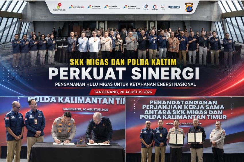 SKK Migas dan Polda Kaltim Perkuat Pengamanan Hulu Migas, 62 Personel Jaga 7 Wilayah Operasi